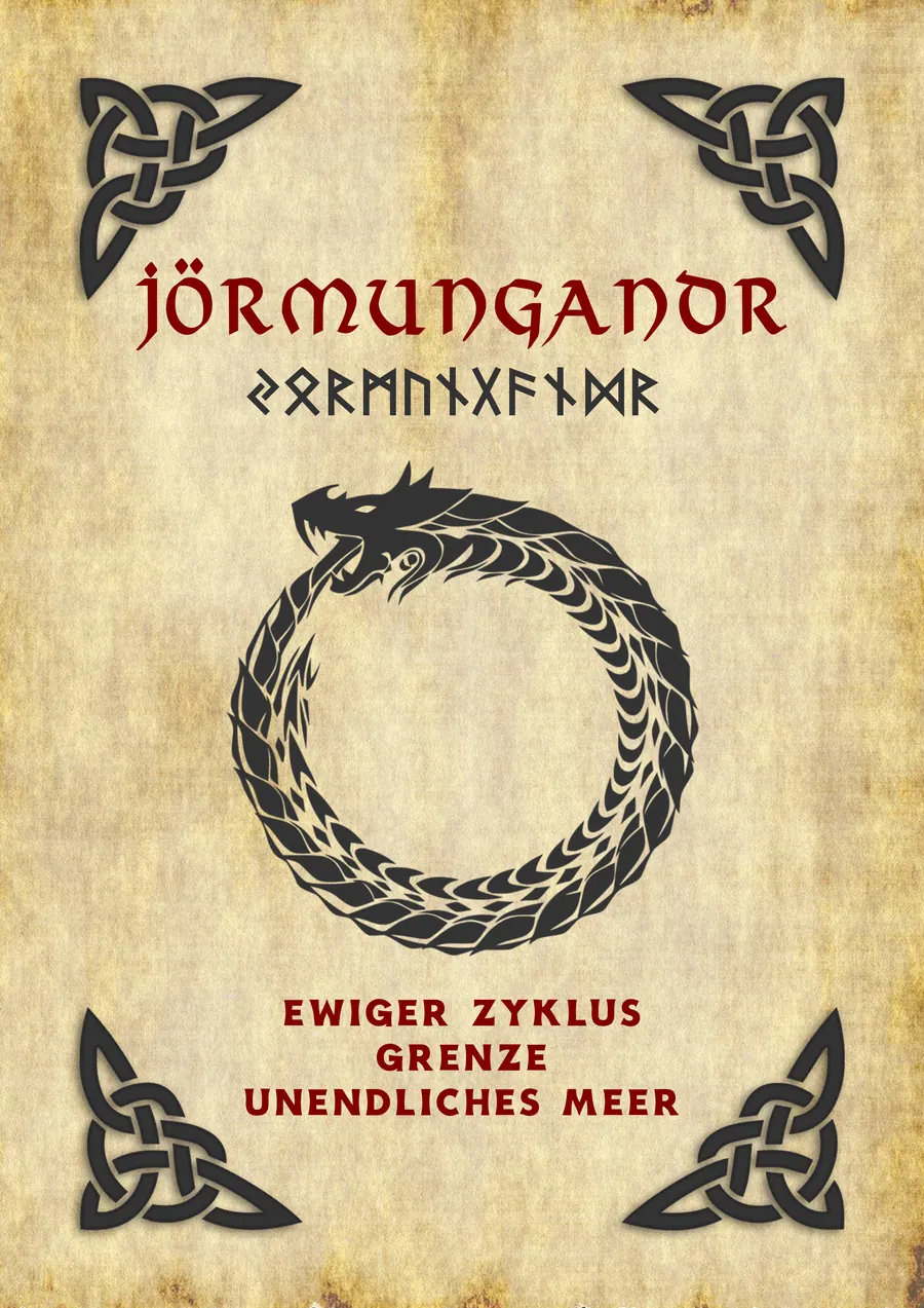 Symbole der Wikinger: Jörmungandr