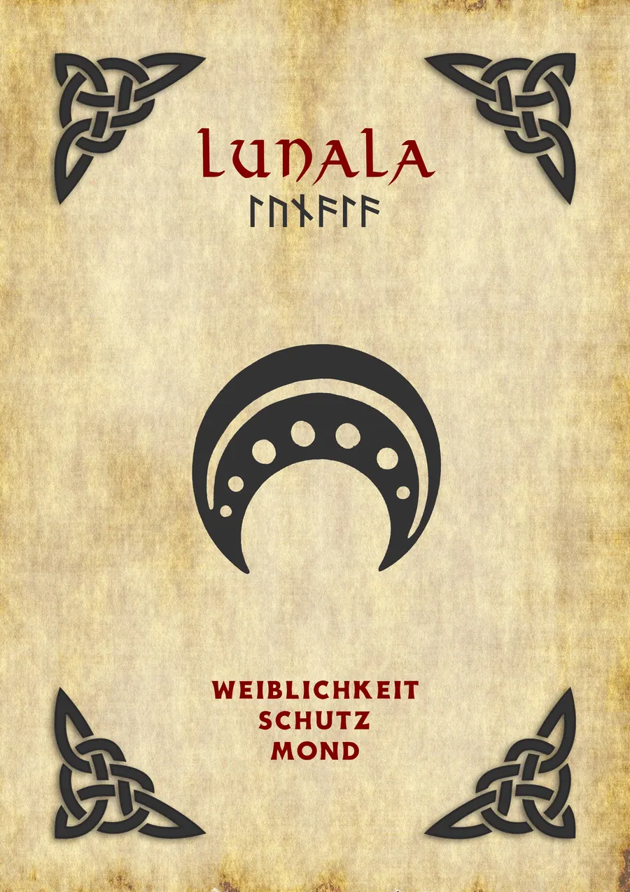 Symbole der Wikinger: Lunala