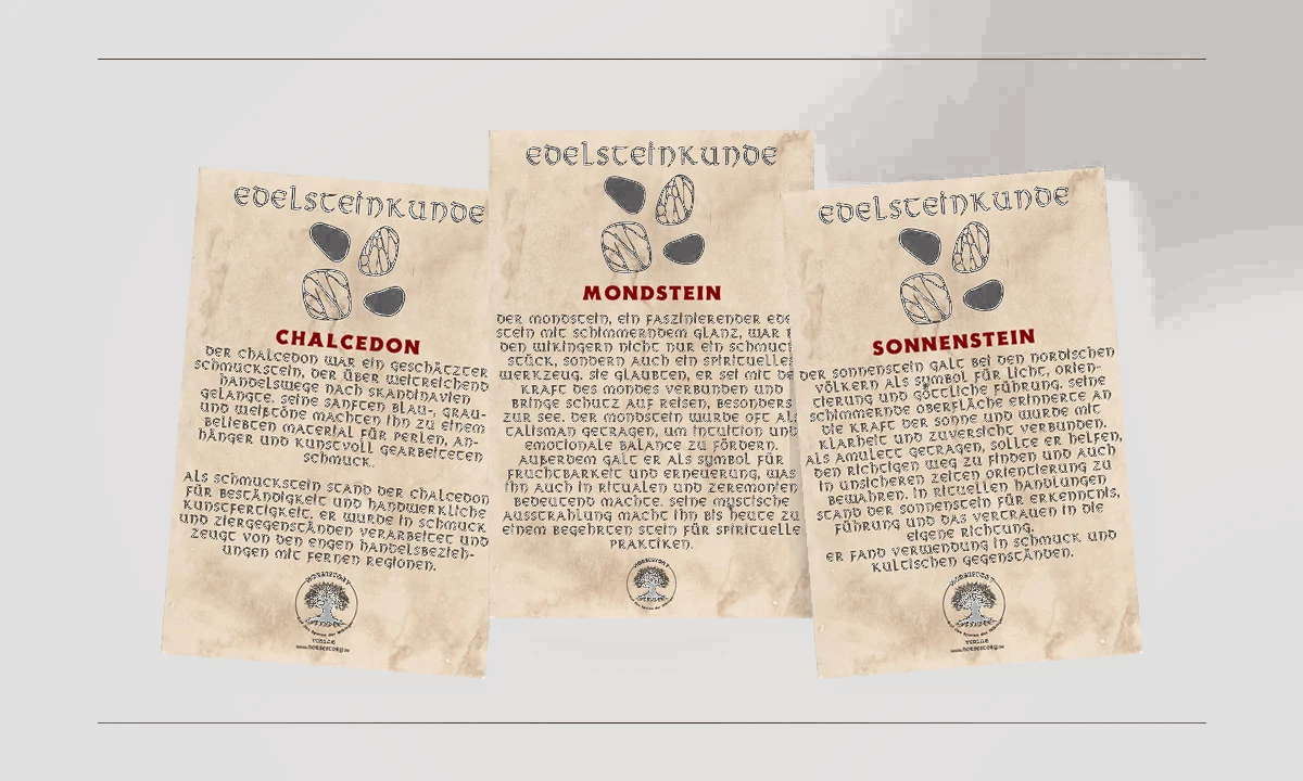 Drei Kundgaben aus der Edelsteinkunde