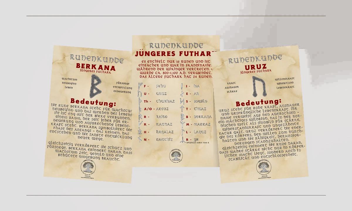 Drei Kundgaben aus der Runenkunde