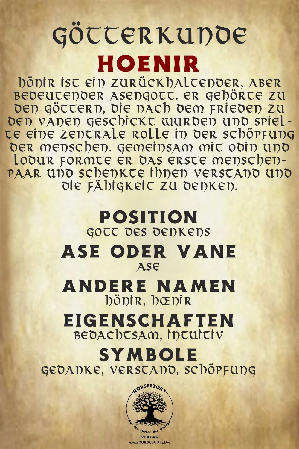 Kundgabe aus der Götterkunde