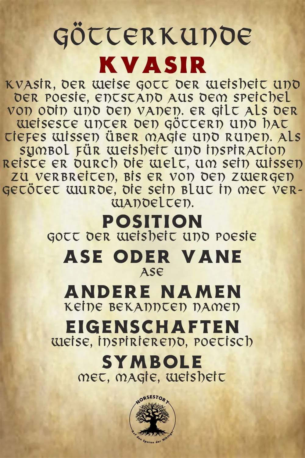 Kundgabe aus der Götterkunde