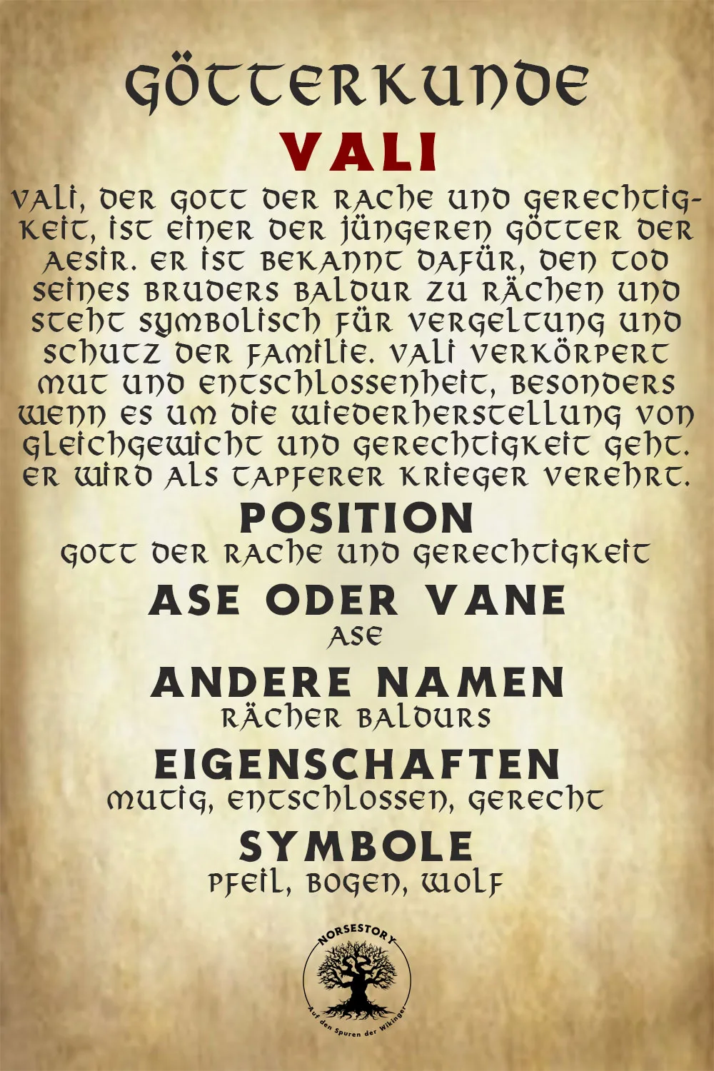 Kundgabe aus der Götterkunde