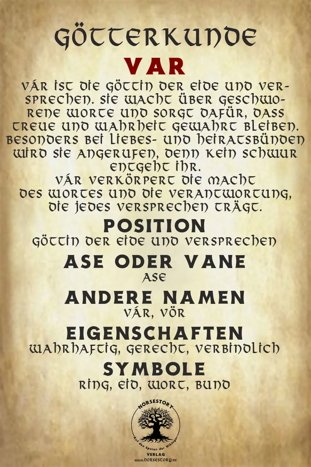 Kundgabe aus der Götterkunde