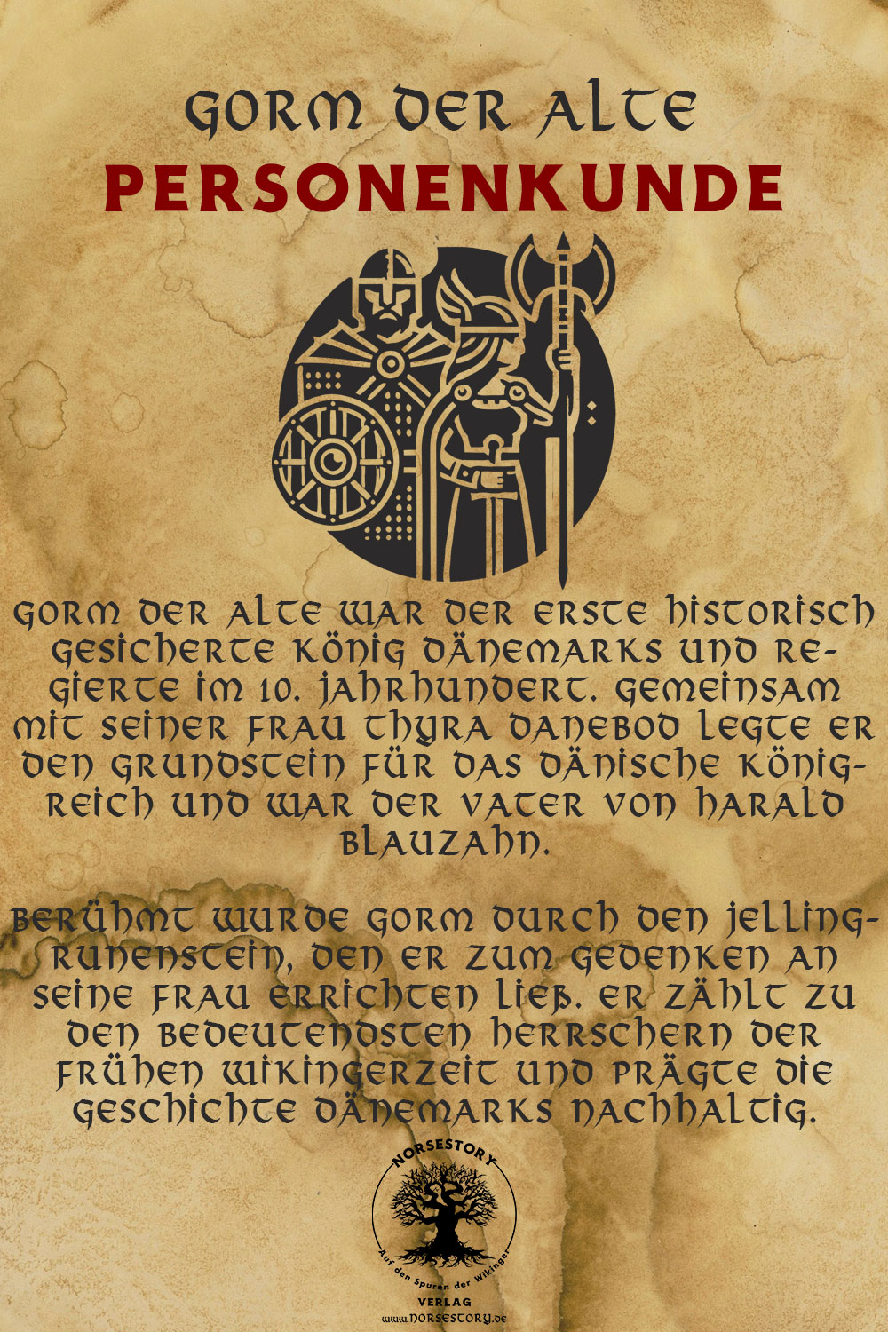 Kundgabe Personenkunde: Gorm der Alte