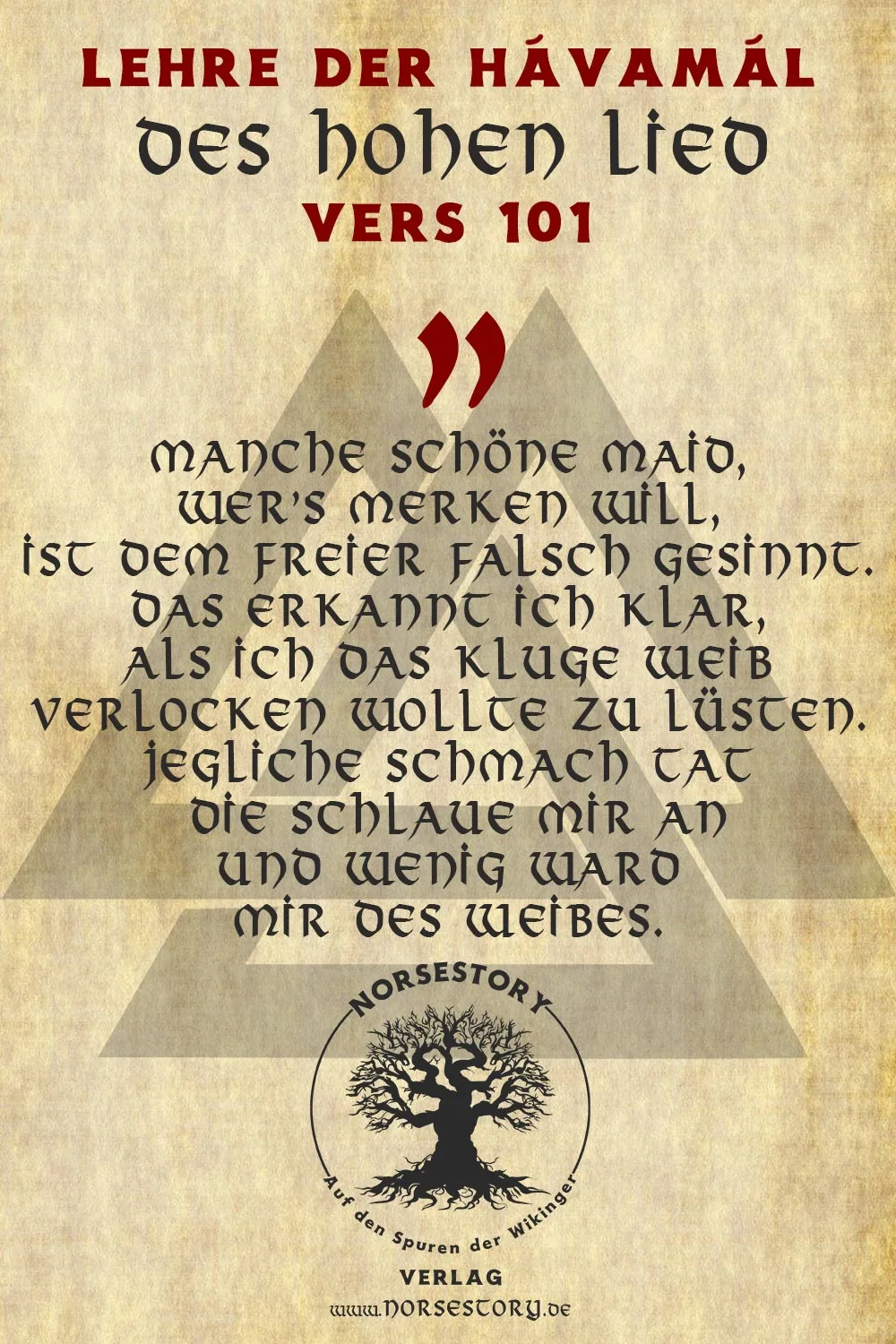 Kundgabe aus der Hávamál