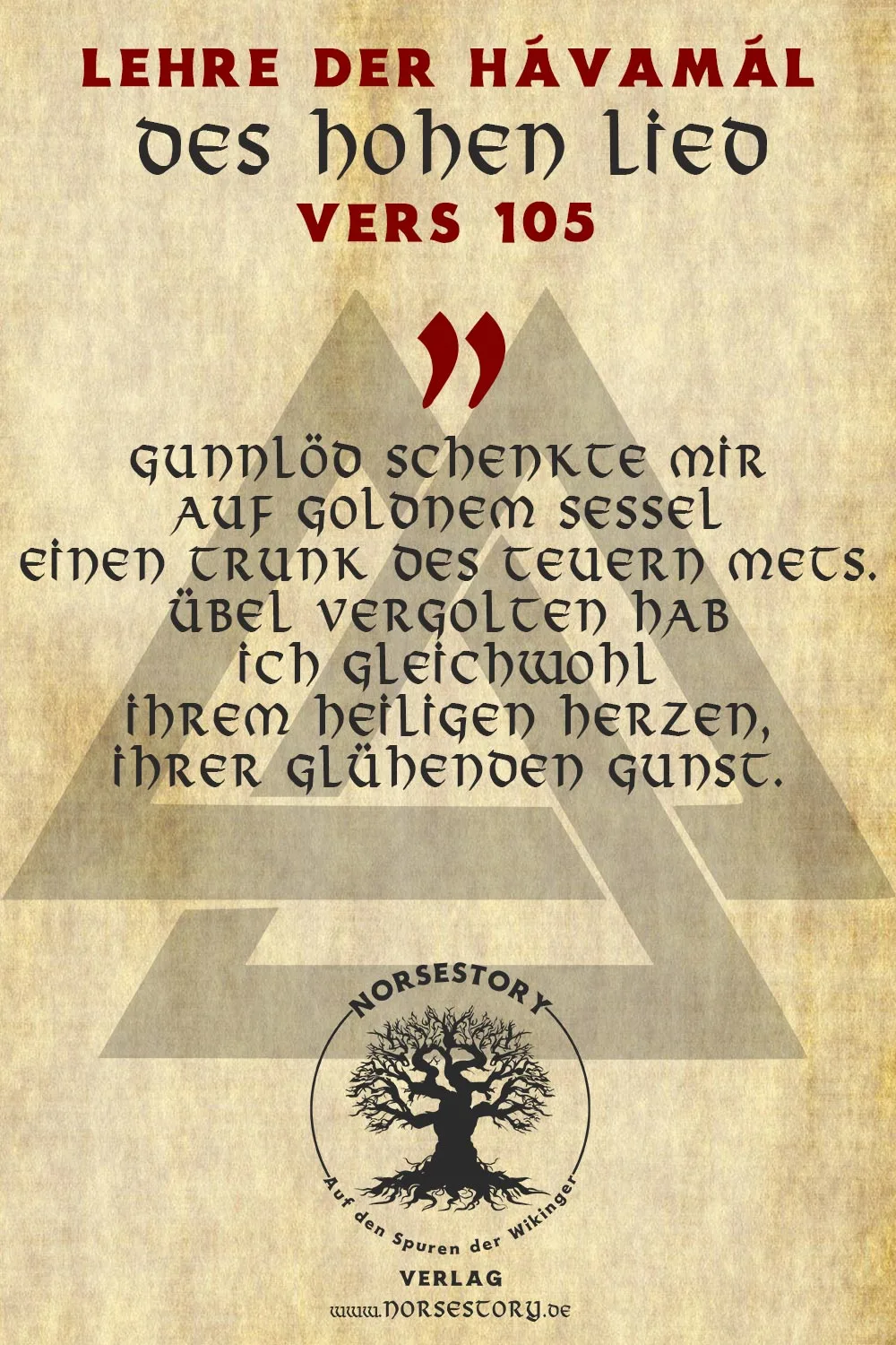 Kundgabe aus der Hávamál