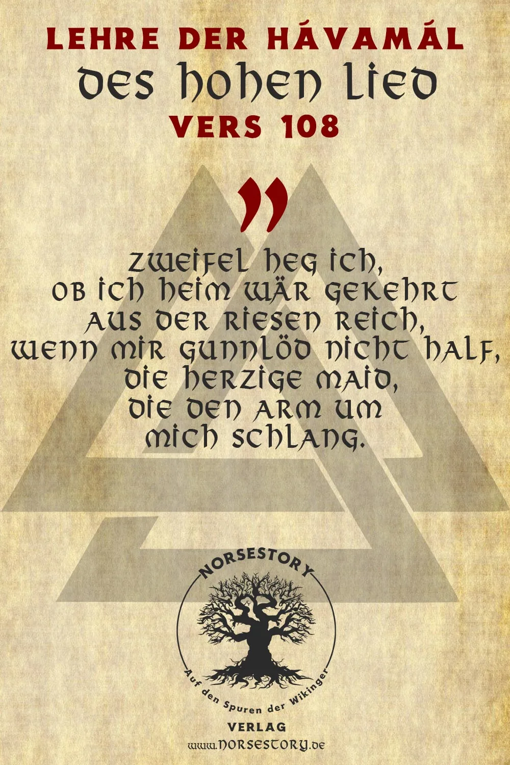 Kundgabe aus der Hávamál