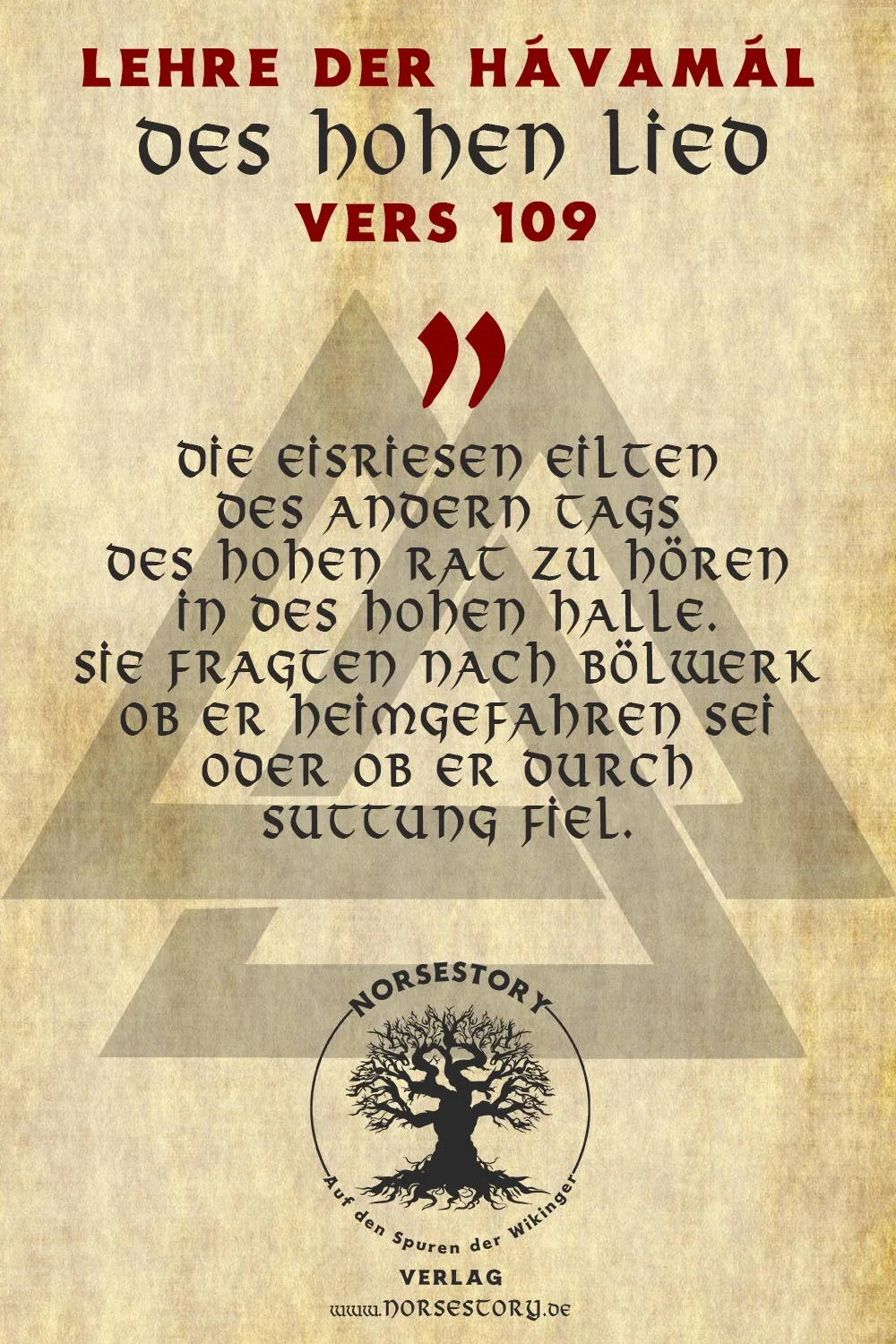 Kundgabe aus der Hávamál