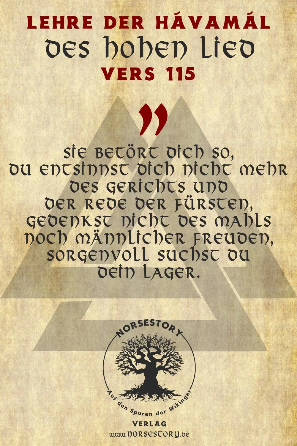 Kundgabe aus der Hávamál