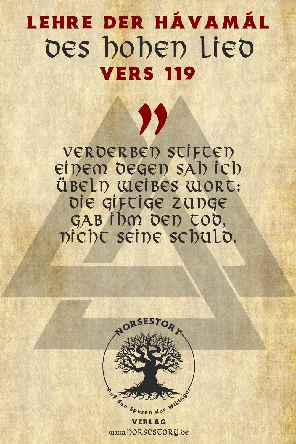 Kundgabe aus der Hávamál