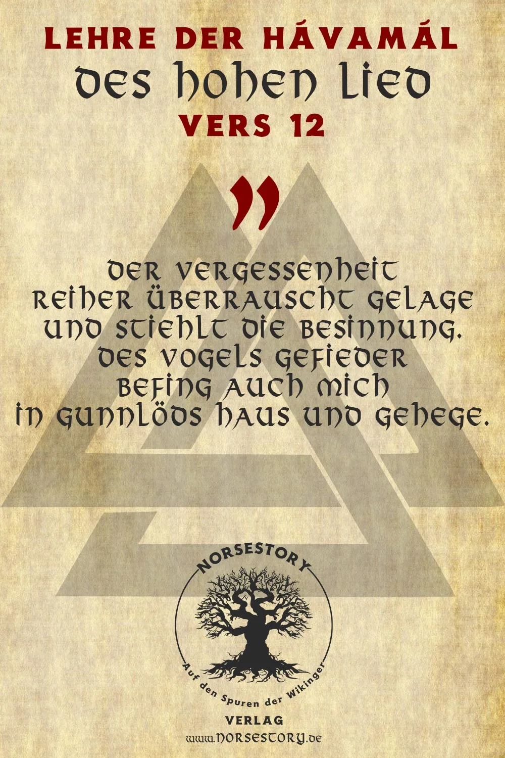 Kundgabe aus der Hávamál