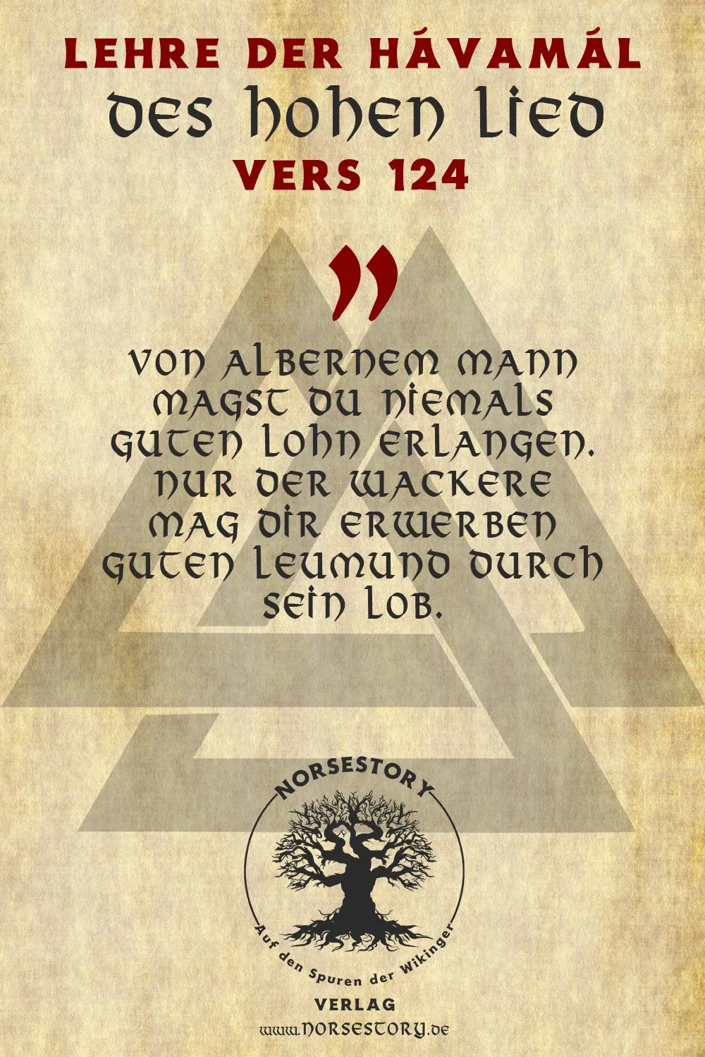 Kundgabe aus der Hávamál