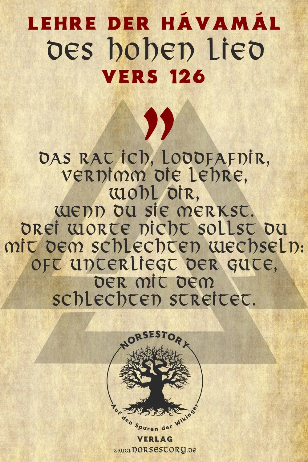 Kundgabe aus der Hávamál
