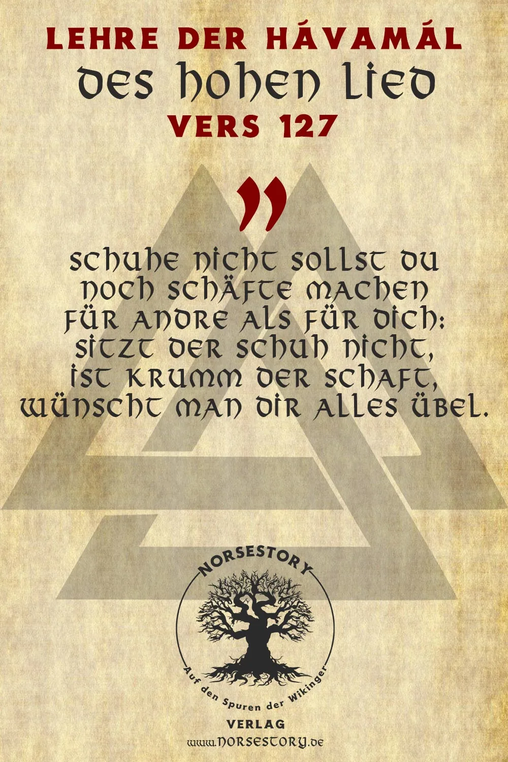 Kundgabe aus der Hávamál
