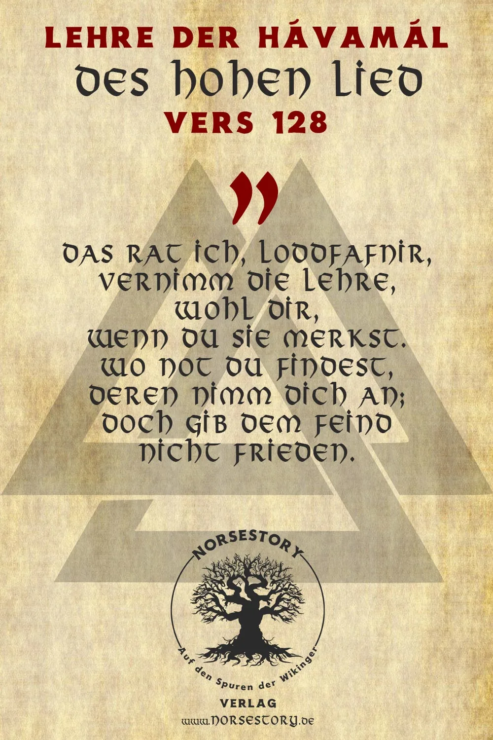 Kundgabe aus der Hávamál