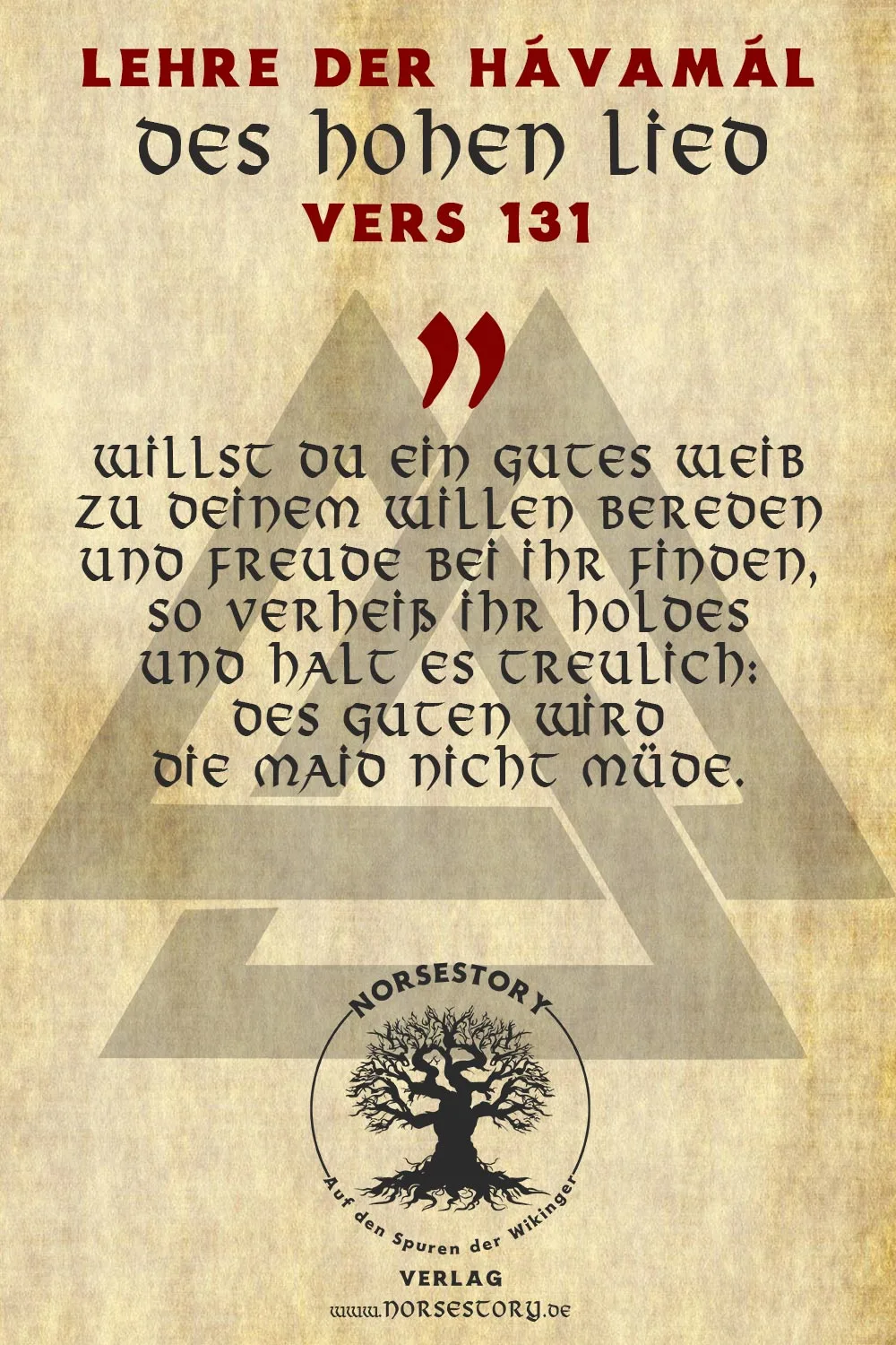 Kundgabe aus der Hávamál