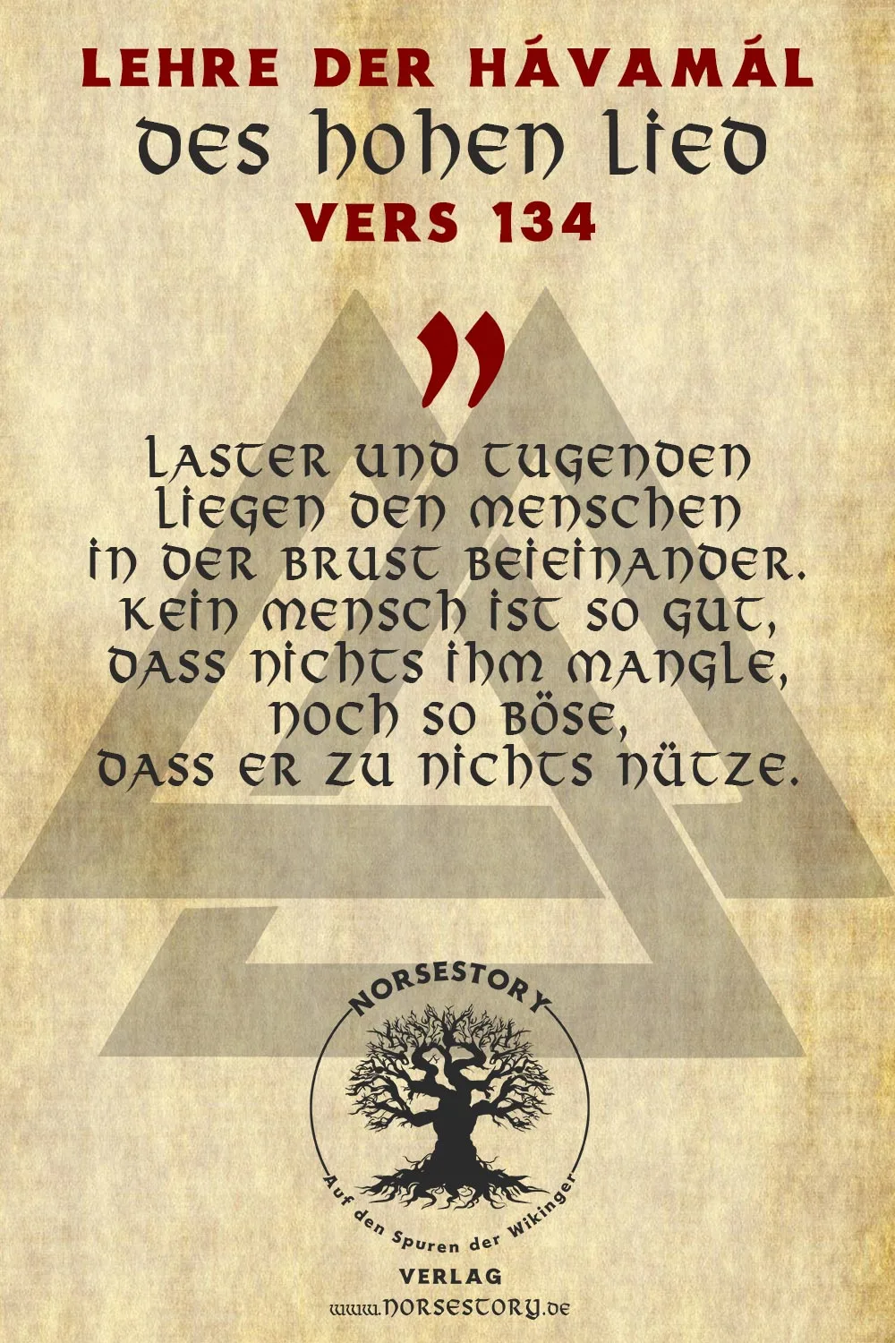 Kundgabe aus der Hávamál