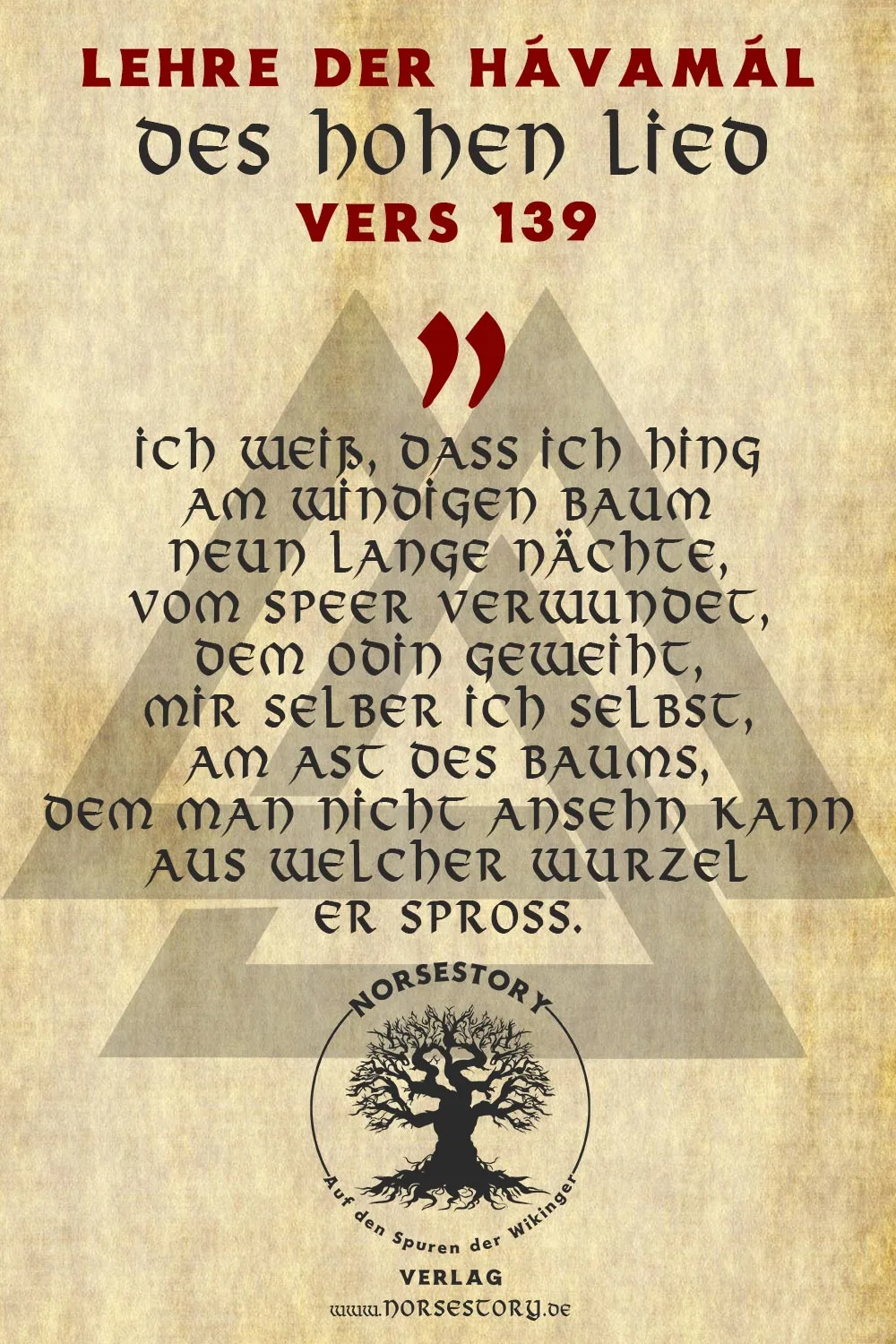 Kundgabe aus der Hávamál