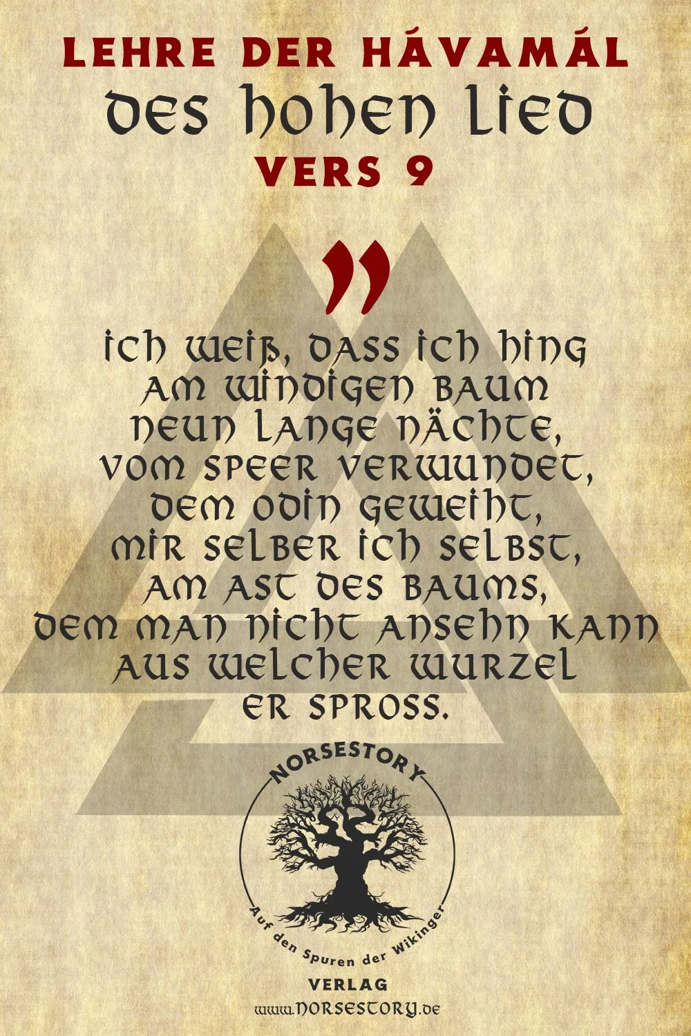 Kundgabe aus der Hávamál