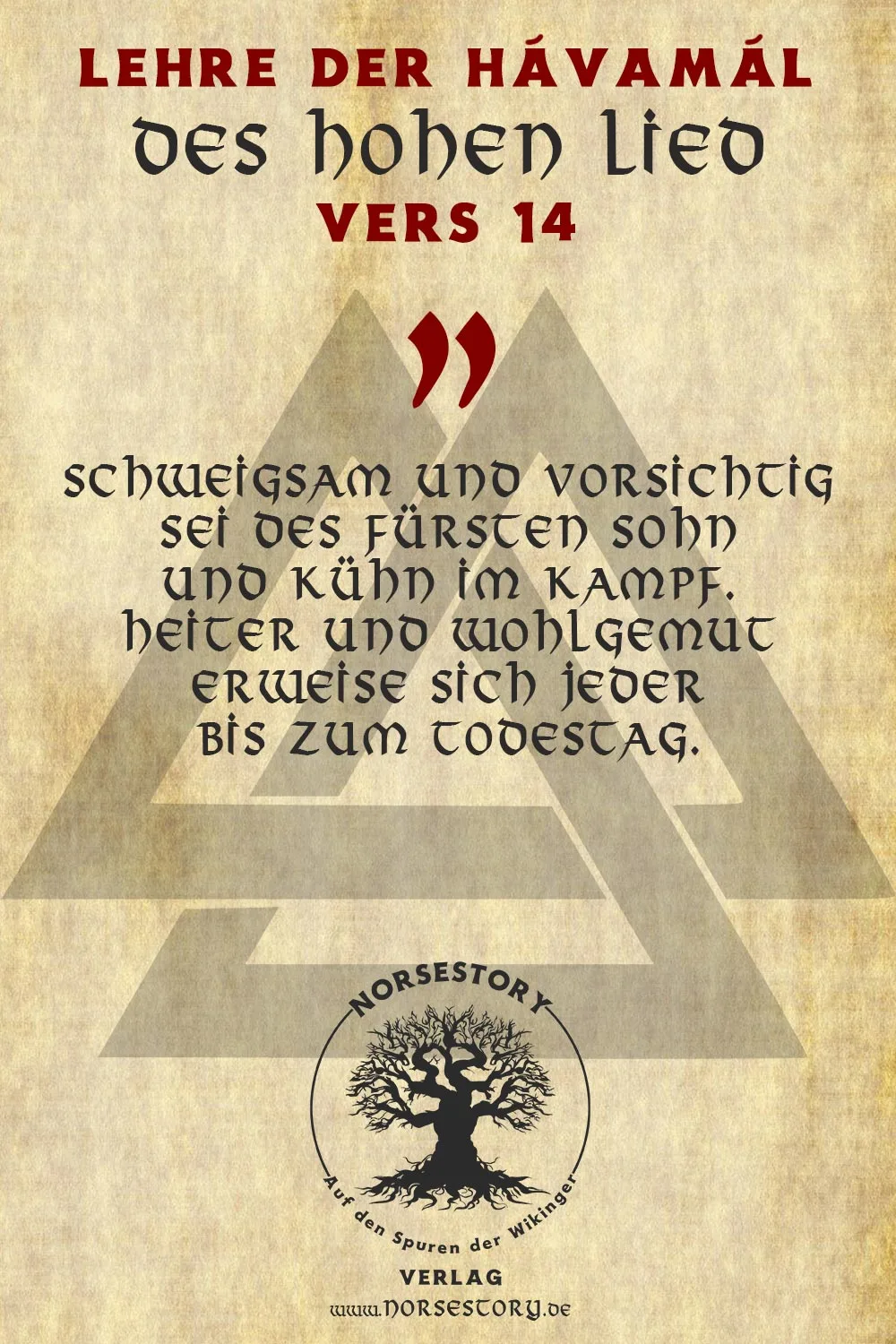 Kundgabe aus der Hávamál