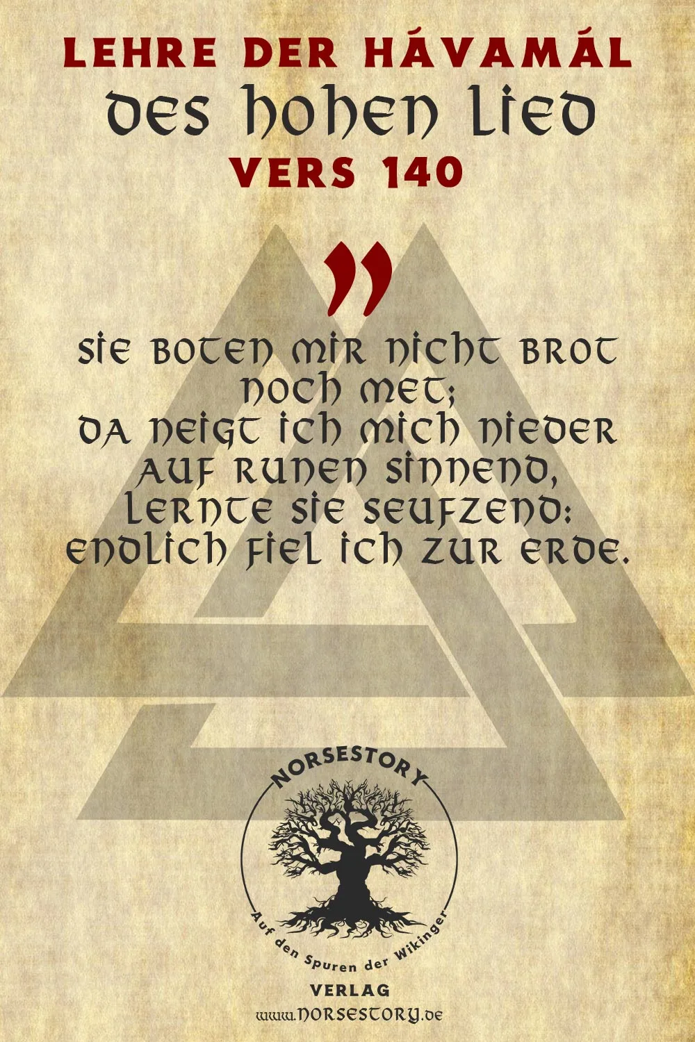 Kundgabe aus der Hávamál