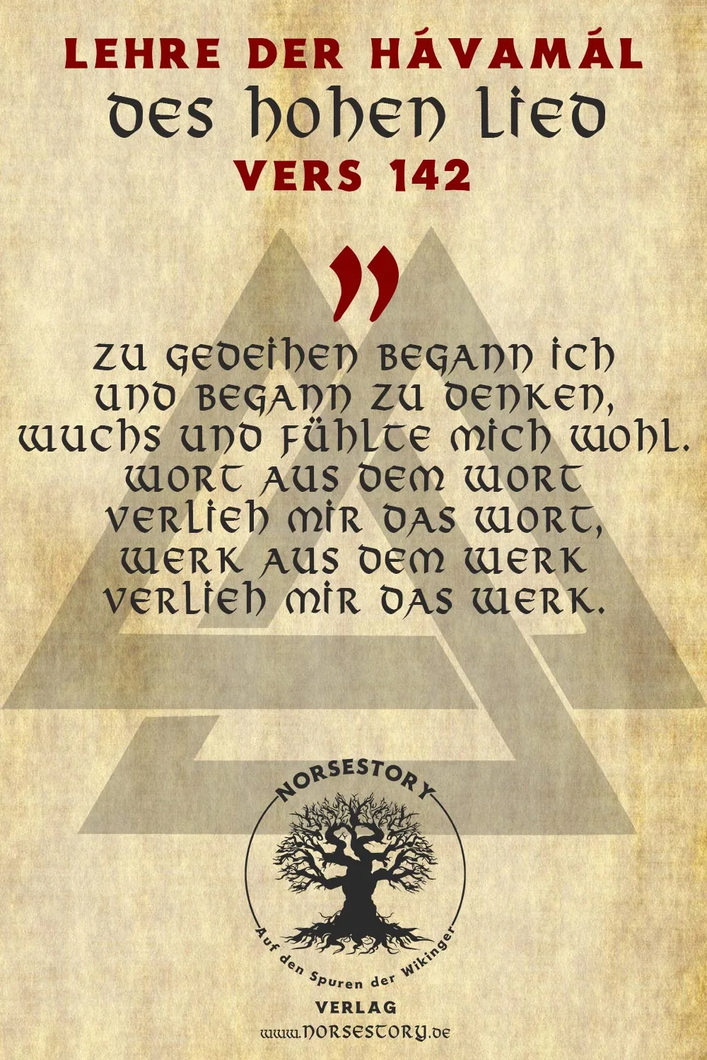 Kundgabe aus der Hávamál