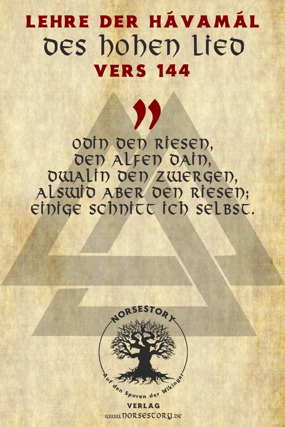 Kundgabe aus der Hávamál