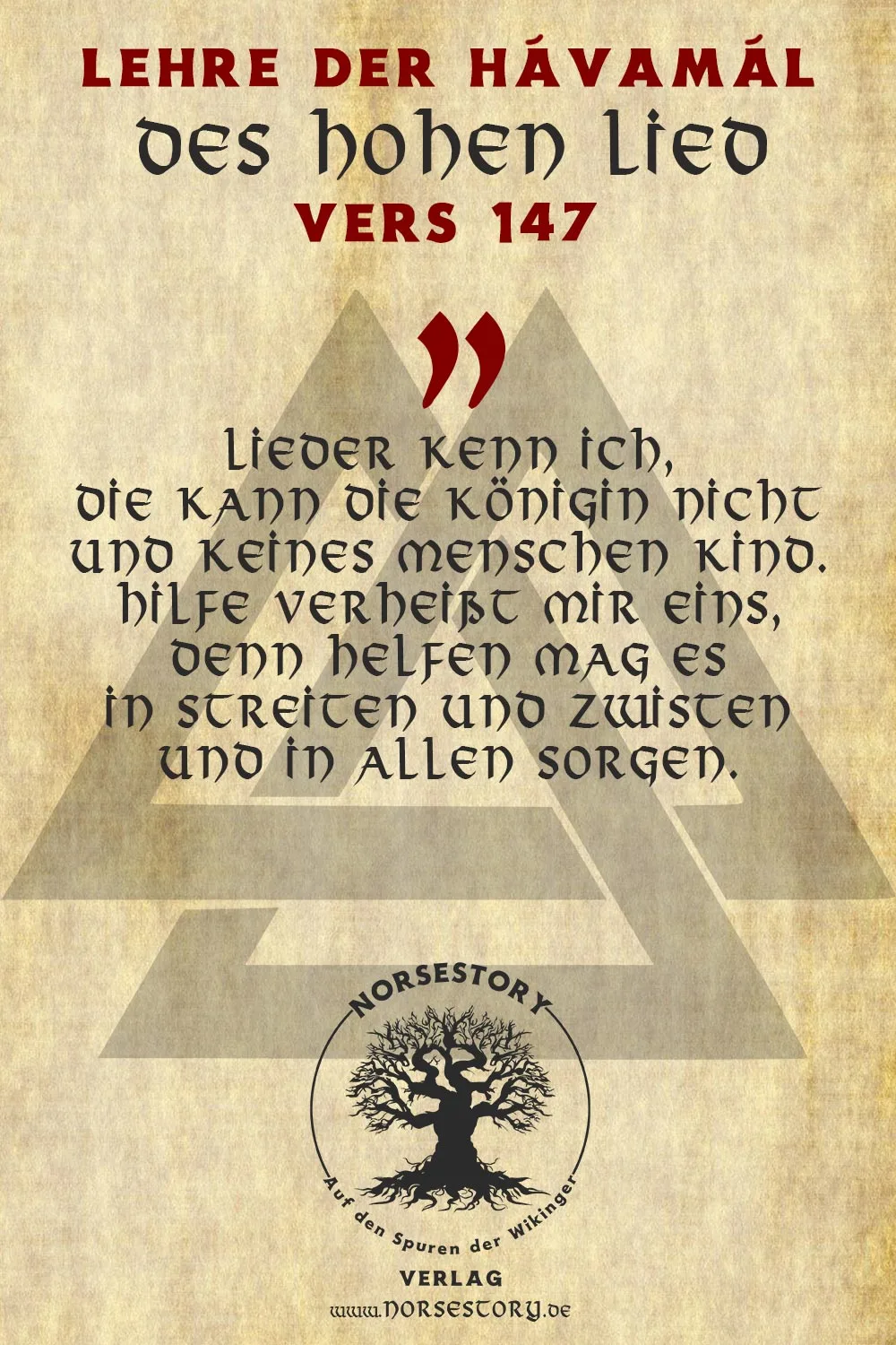 Kundgabe aus der Hávamál
