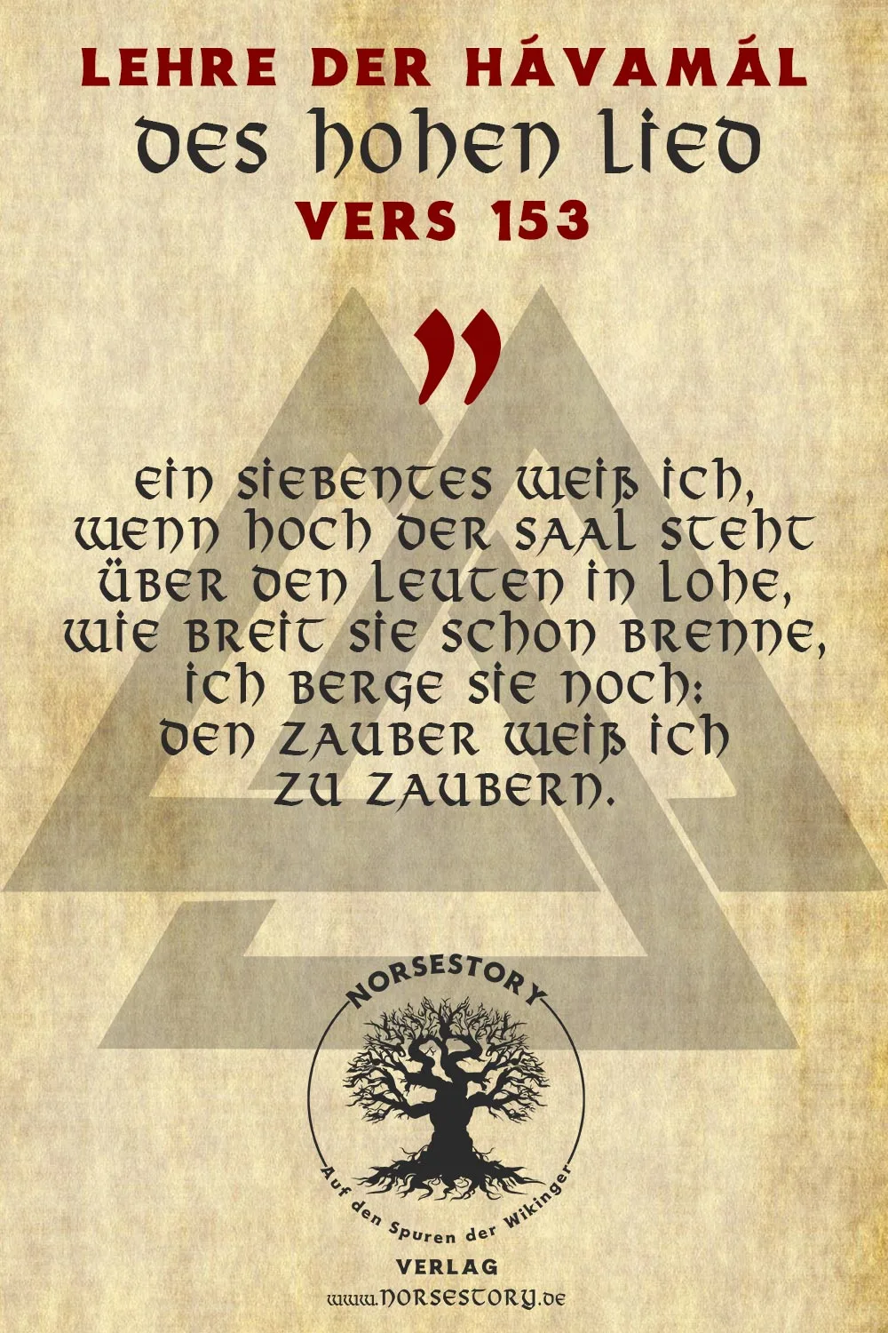Kundgabe aus der Hávamál