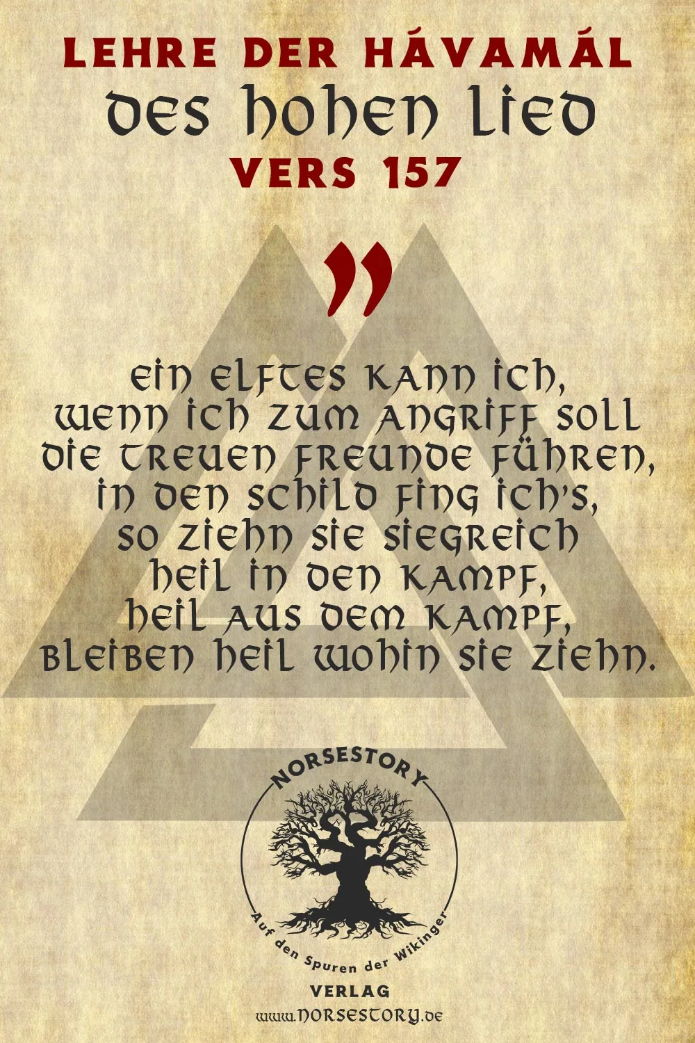 Kundgabe aus der Hávamál