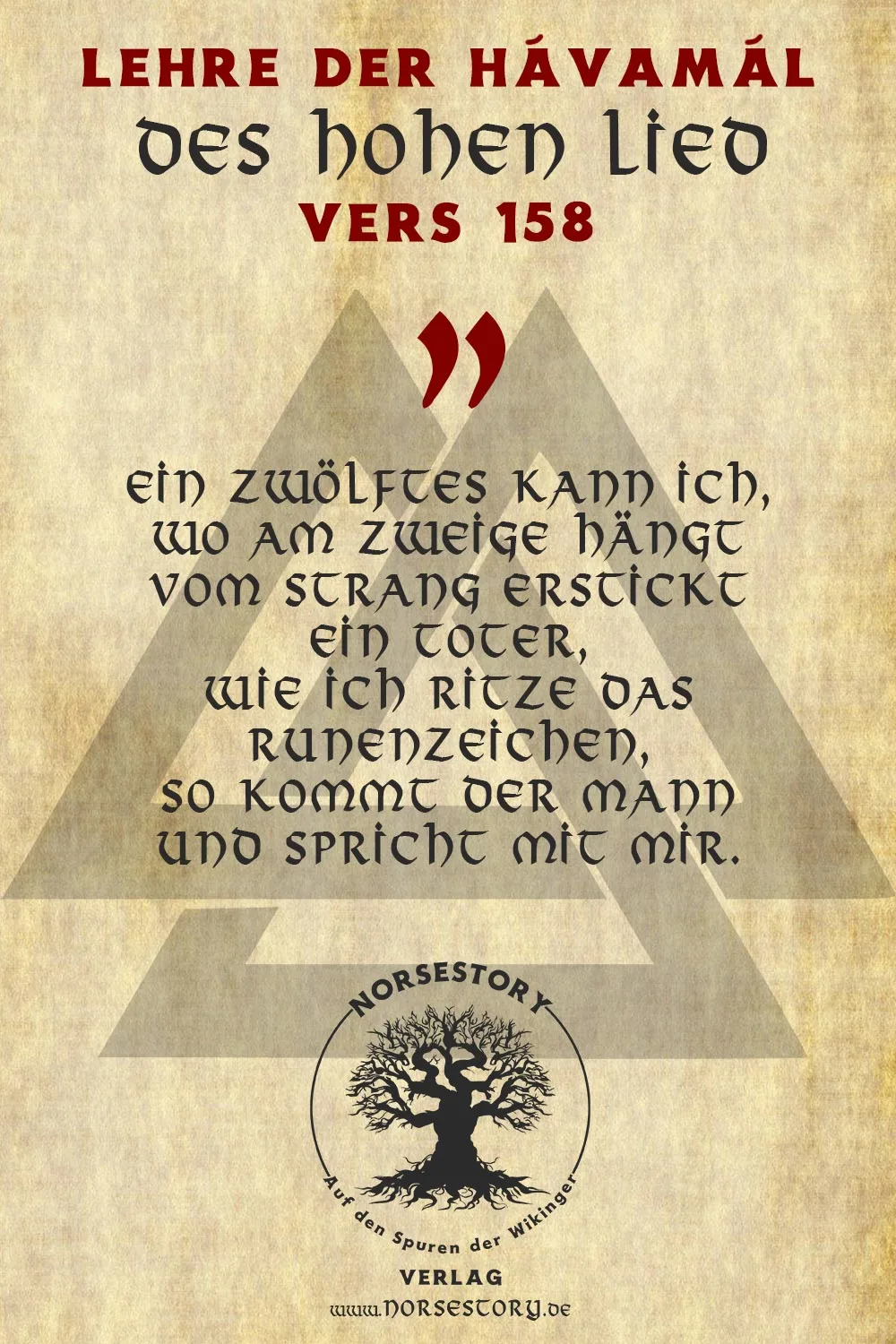 Kundgabe aus der Hávamál