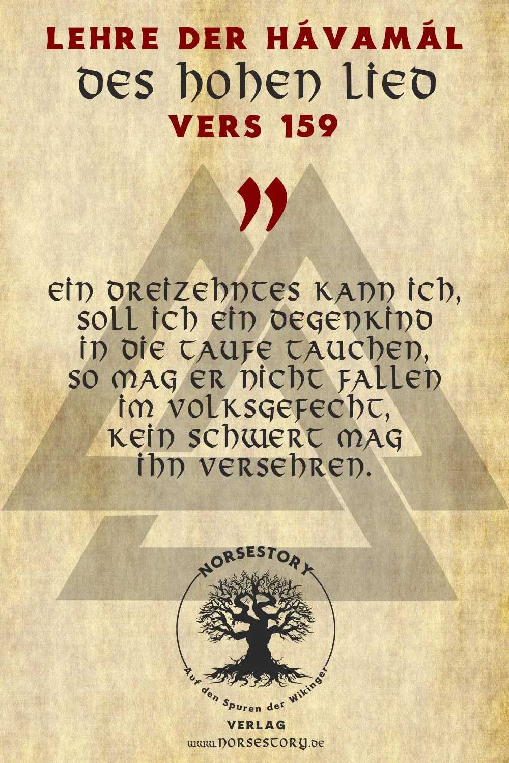 Kundgabe aus der Hávamál