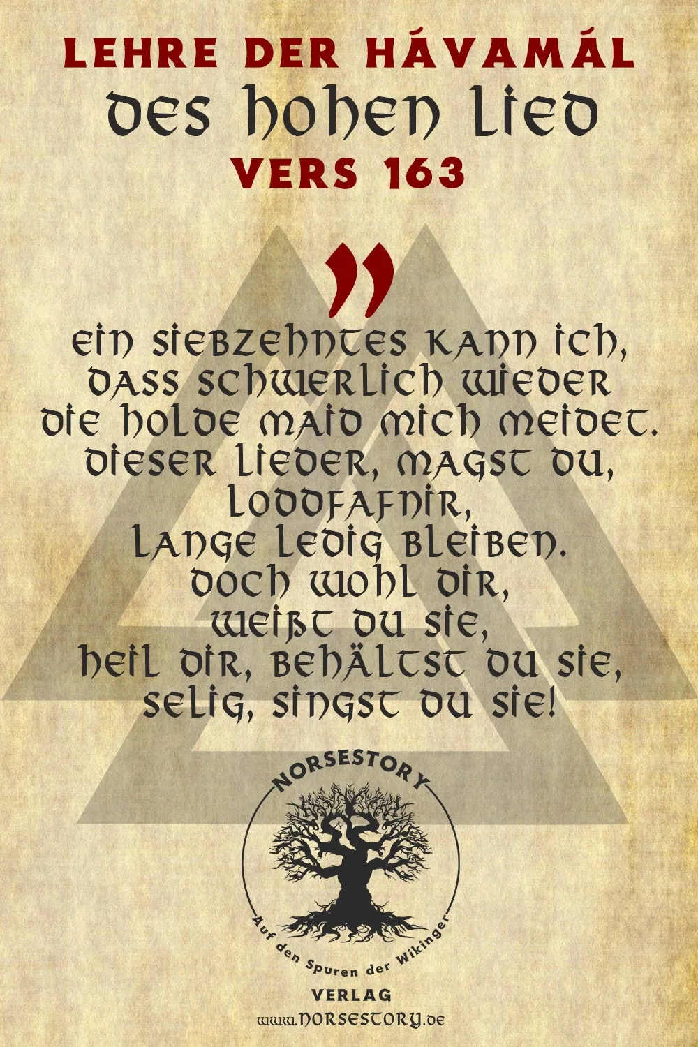 Kundgabe aus der Hávamál