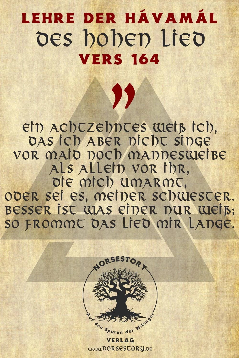 Kundgabe aus der Hávamál