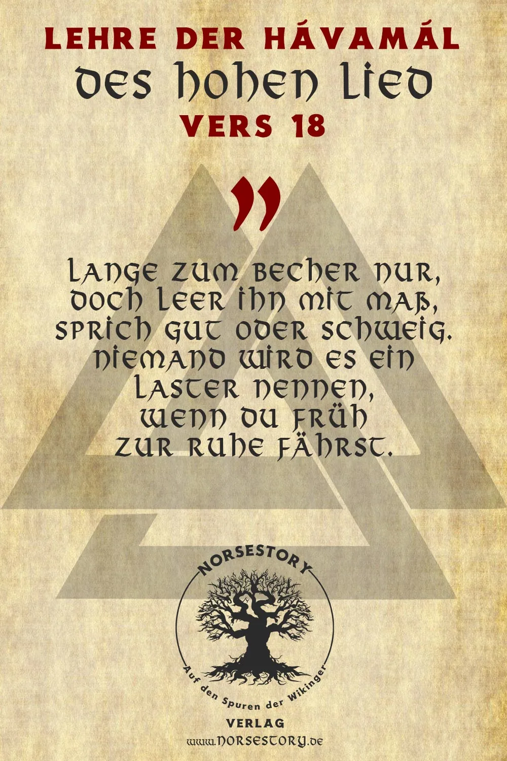 Kundgabe aus der Hávamál