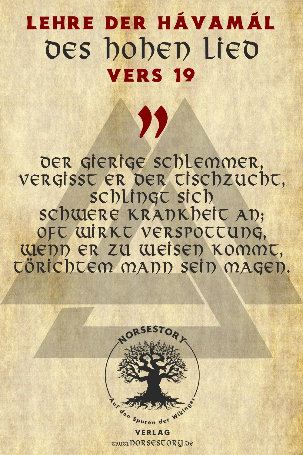 Kundgabe aus der Hávamál