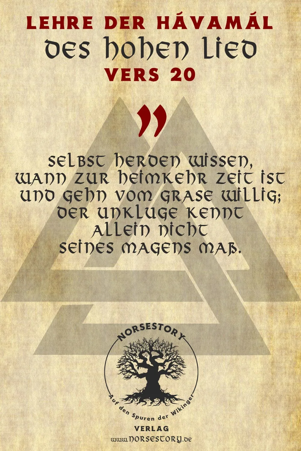 Kundgabe aus der Hávamál