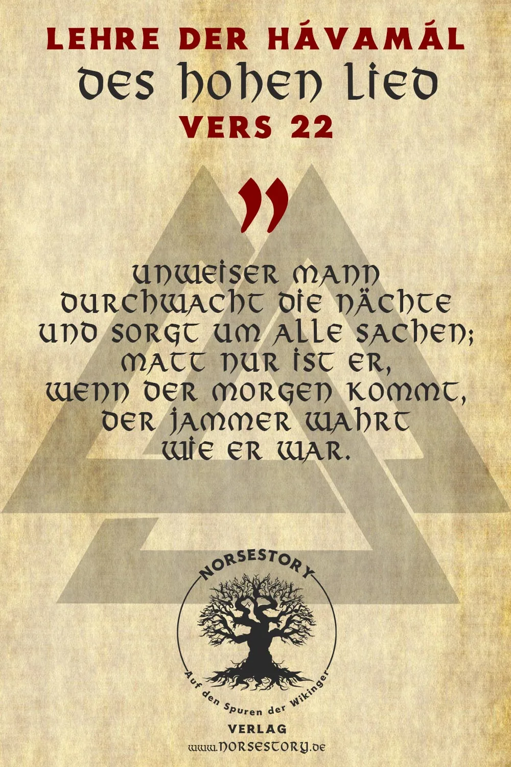 Kundgabe aus der Hávamál