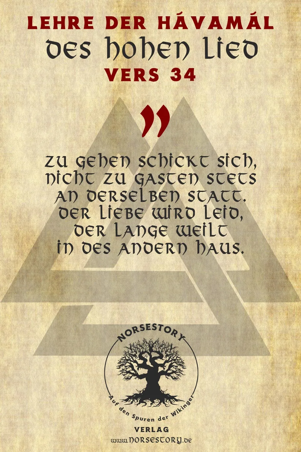 Kundgabe aus der Hávamál