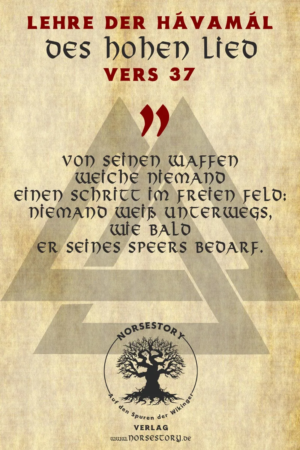 Kundgabe aus der Hávamál