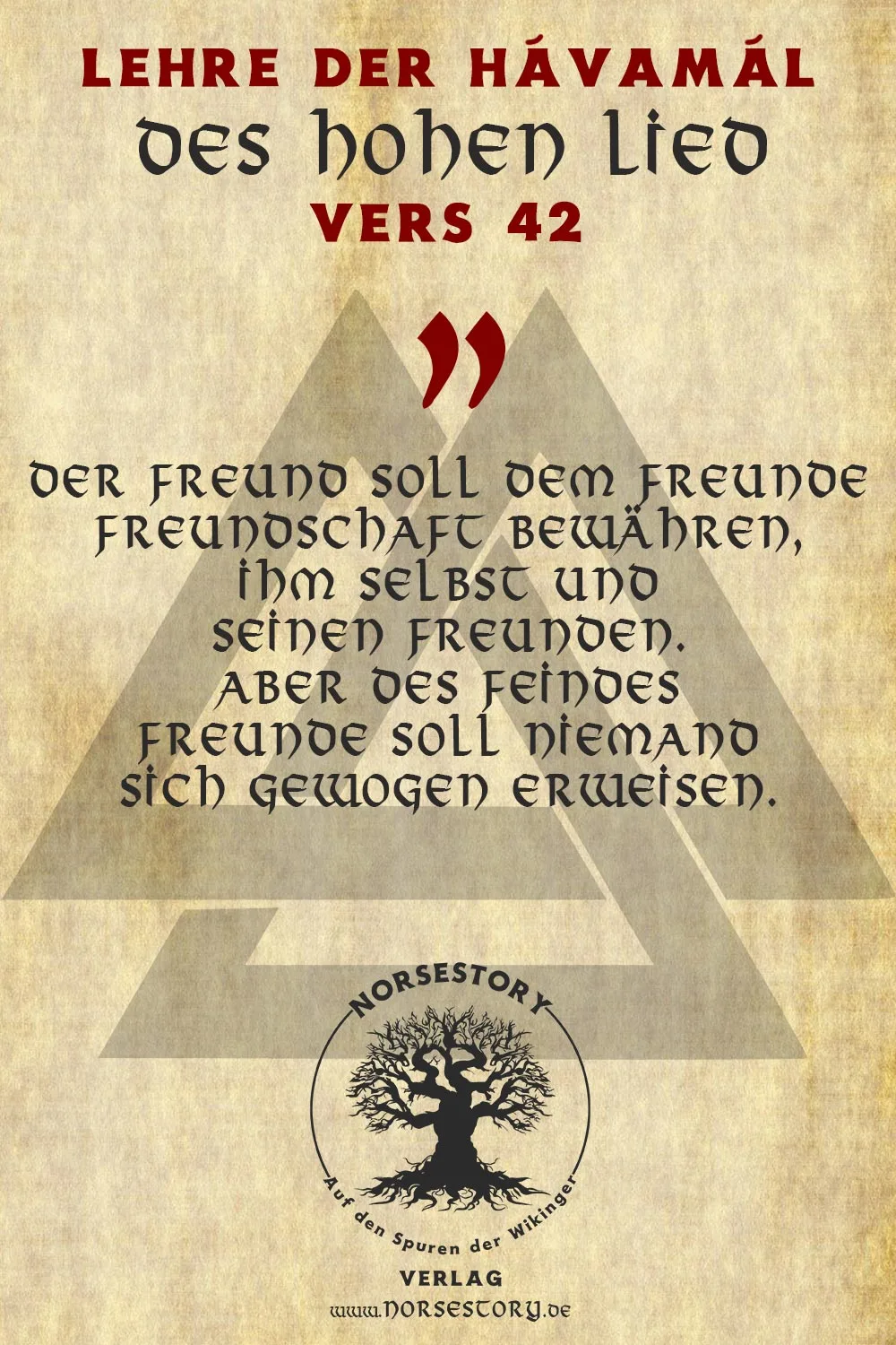 Kundgabe aus der Hávamál