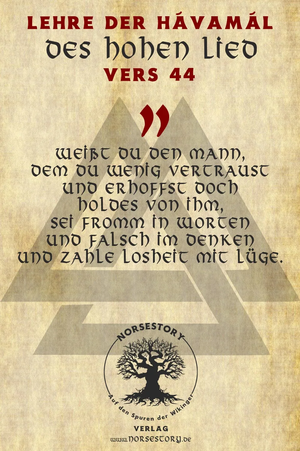 Kundgabe aus der Hávamál