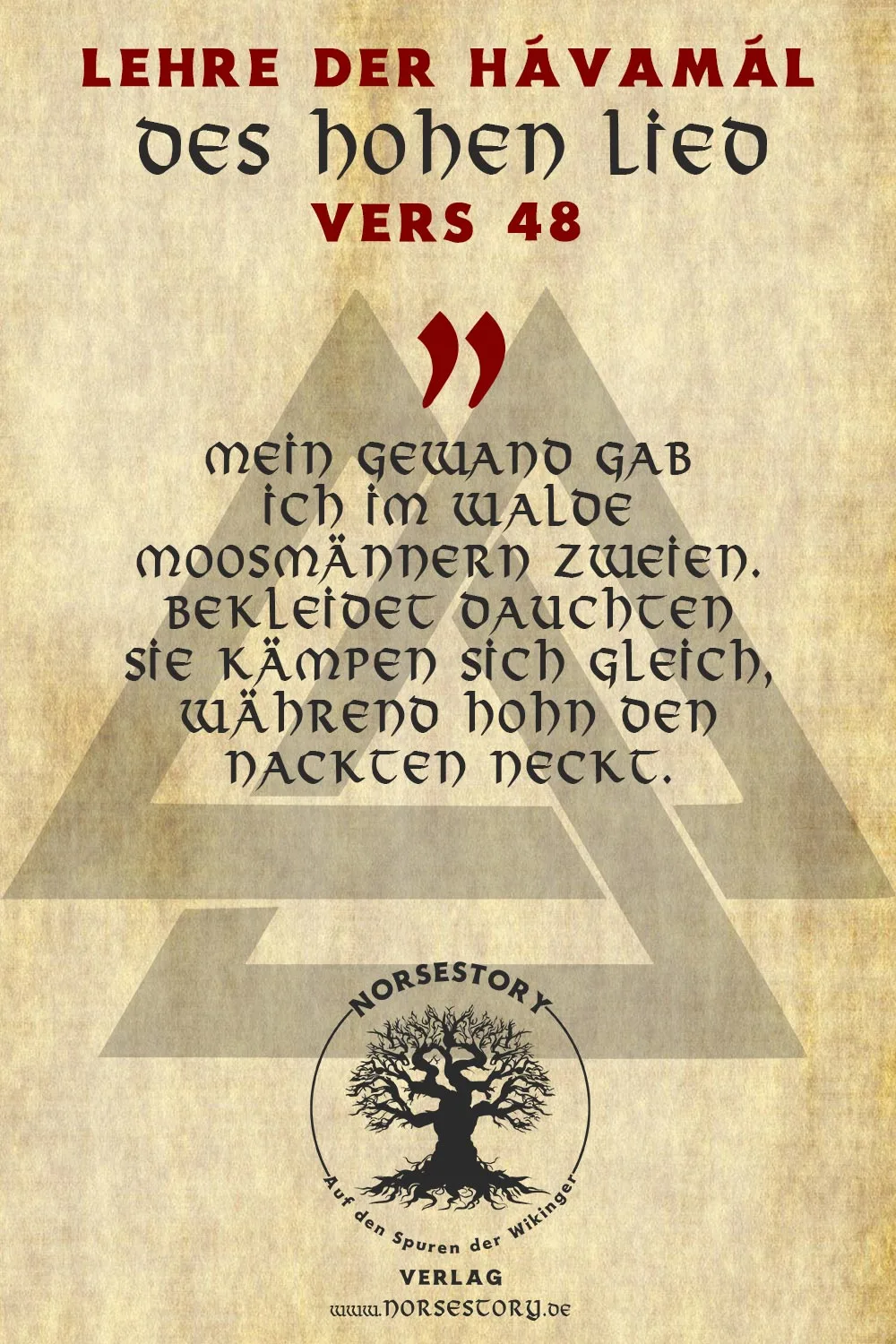 Kundgabe aus der Hávamál