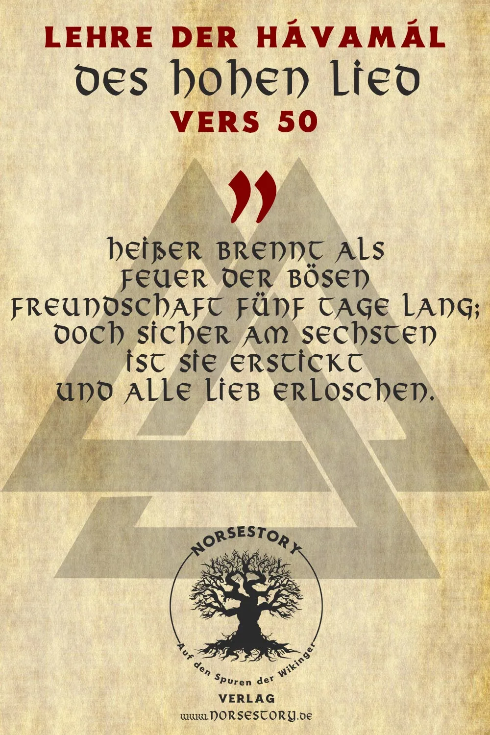 Kundgabe aus der Hávamál