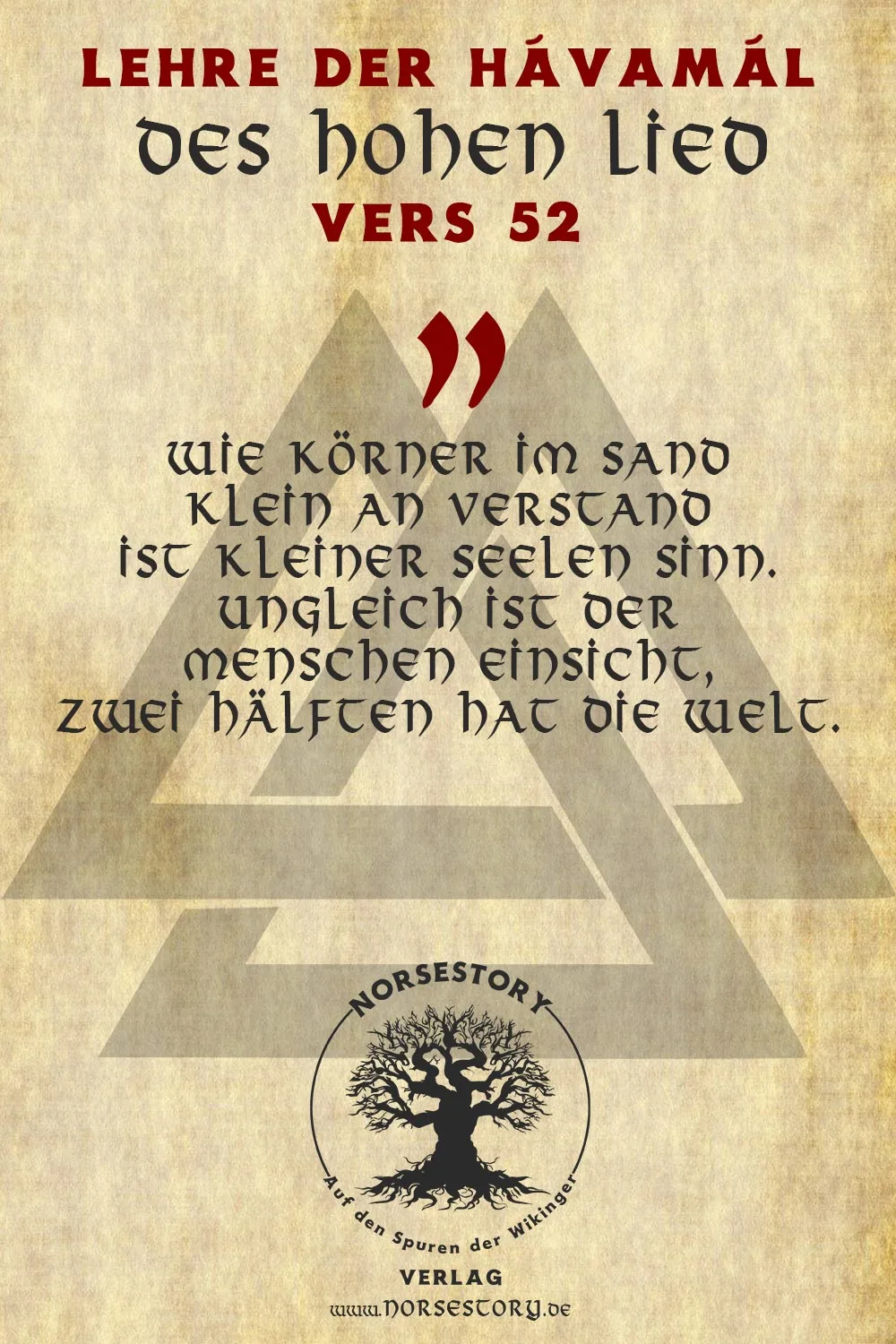 Kundgabe aus der Hávamál