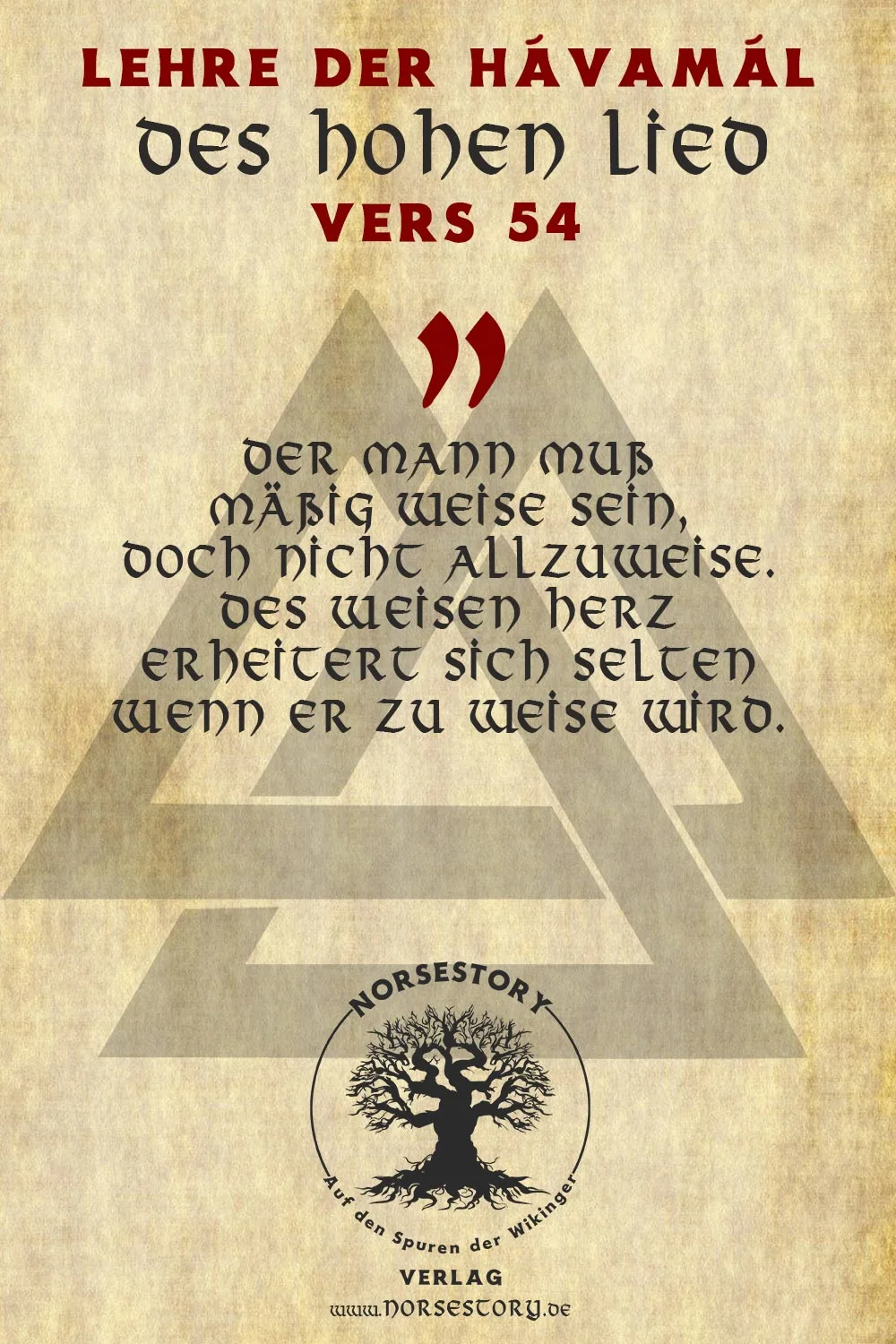 Kundgabe aus der Hávamál