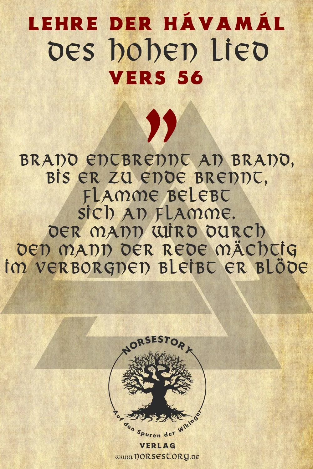 Kundgabe aus der Hávamál