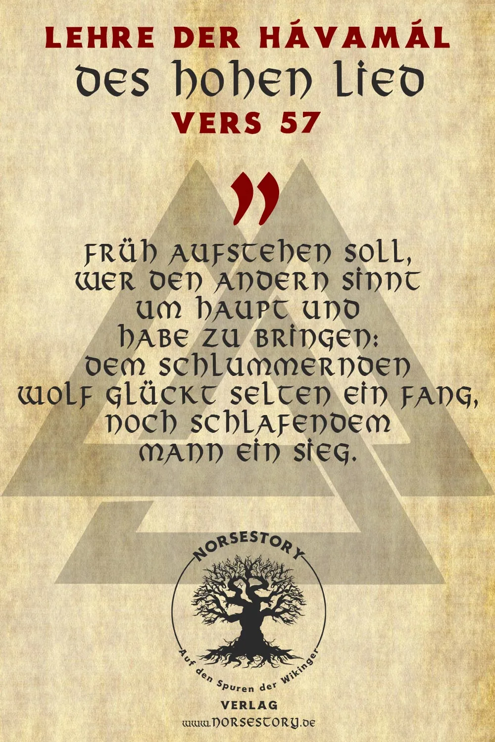 Kundgabe aus der Hávamál