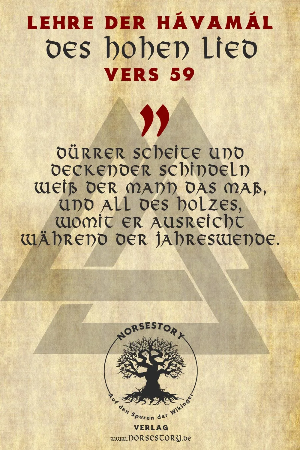 Kundgabe aus der Hávamál